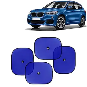 KINGSWAY Car Window Curtain Sticky Sun Shades Compatible with BMW X1,