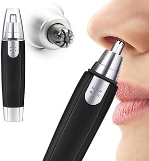 3-in-1 Electric Nose & Ear Hair Trimmer  Stainless Steel Blades, Painl