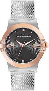 Chic Black Round Dial Women's Watch - FCU1BSM
