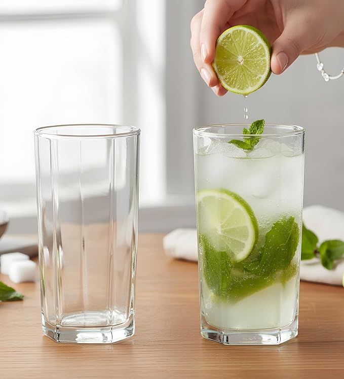 Yera Prima Pyramid Zest Designer Tumbler Set of 4, 210 ml Each | Tumbl