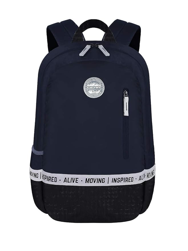 Gear Bomber Eco Statement 22 Ltrs India.Ink-Black Casual Backpack (BKP