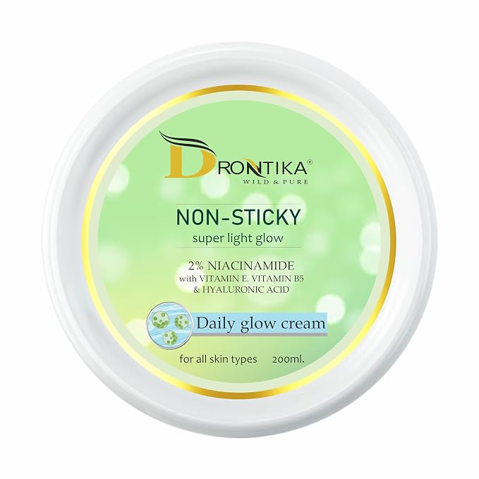 Drontika Wild & Pure Non-Sticky Super Light Glow Cream 2% Niacinamide
