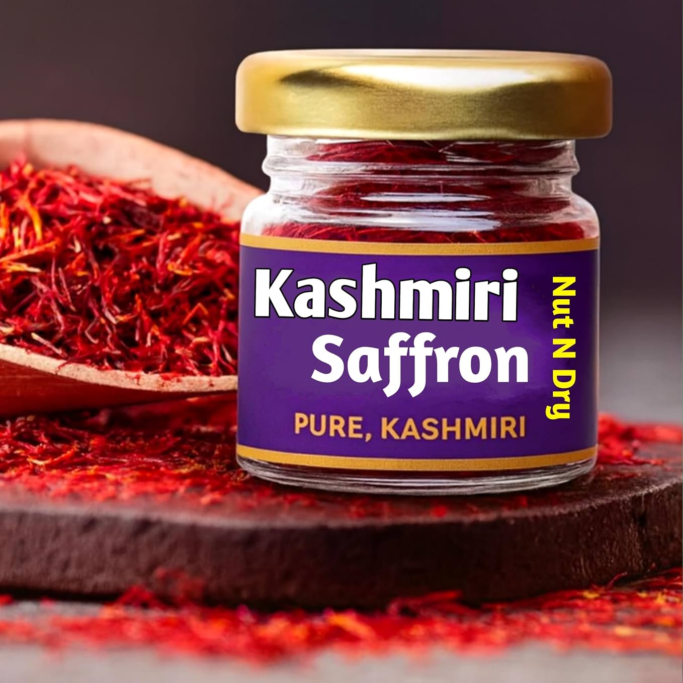 Nut N Dry Original Kashmiri Saffron | Direct From kashmir | Premium Mo