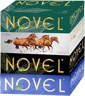 Novel Box Tissue Scented 100 Pulls Pack of 4 (800 Sheets) | Ultra Soft