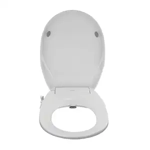 Johnson EcoClean D Shaped Bidet Toilet Seat Cover | 2 Retraceable Wand