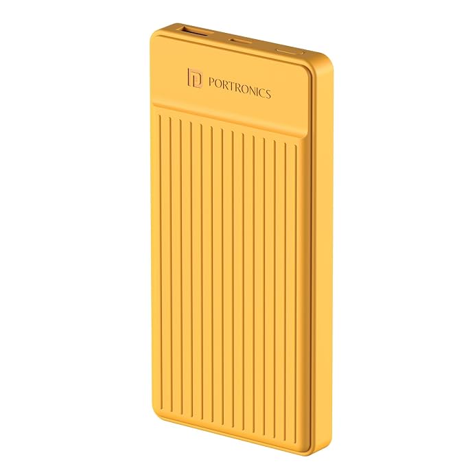 Portronics Luxcell B12 10,000mAh 12W Power Bank, Ultra Slim Power Bank
