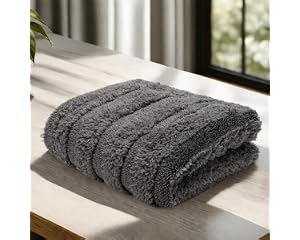 Cutting EDGE 900 GSM Jacquard Car Microfiber Towel,Grey,40x40 cm(Pack