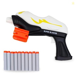 ToyBharat Super Blaster Blaze Storm Soft Bullet Gun Toy with 10 Safe S
