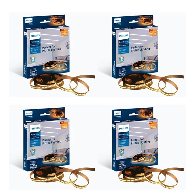 PHILIPS Polycarbonate LED Profile Light for Ceiling|5-Meter LED Strip