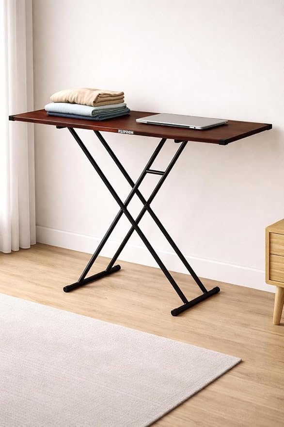 FLIPZON Premium Foldable Ironing Cum Multi-Purpose Table with Heavy-Du