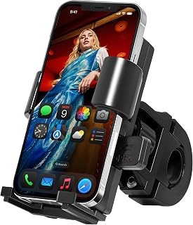 ZEBRONICS BMH110, Bike Smartphones Mobile Holder, Upto 6.1 Inches, 360