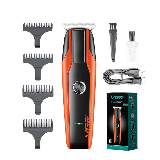 VGR V-999 Professional Rechargeable Cordless Beard Hair Trimmer Kit wi