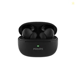 PHILIPS TAT1150BK/94 Premium Wireless Earbuds with ANC, Quad Mic ENC,