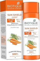 Biotique Bio Carrot Face And Body Sun Lotion All Skin Type SPF 40 Uva/