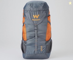 Wildcraft 45 Ltrs Grey and Orange 2 Compartment Rucksack Large