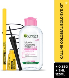 MAYBELLINE NEW YORK Call Me Colossal Bold Eye Kit (Black, 128.35 g)