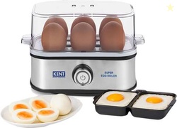 KENT Super Egg Boiler, Stainless Steel Body & Heating Plate Autom...mo