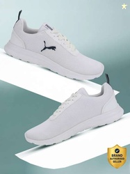 PUMA Bridge Comfort Sneakers For Men (White , 6)