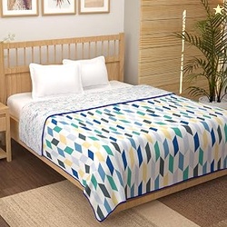 Dohar Single Bed 100% Cotton AC Blanket for Summer |144x 220CM, 150GSM