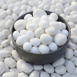 1 Kg White Pebbles Stones for Plants Pots, Aquarium/Fish Tank, Garden,