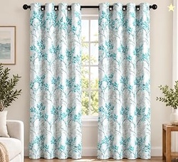 Amazon Brand - Solimo Polyester 75% Blackout Door Curtains|Door Curtai