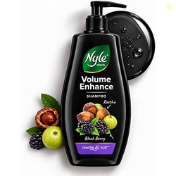 Nyle Naturals Volume Enhance Shampoo|Blackberry & Amla|1000ml Nyle Nat