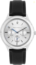 Analog Watch for Men Round Silver-Toned-FC1187B