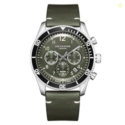 Lee Cooper Quartz Green Round Dial Men's Watch - LC08260.675