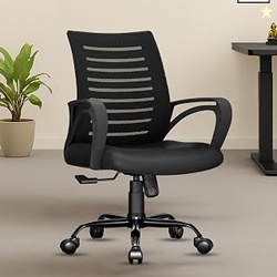 Verona Mesh Mid Back Ergonomic Office Chair with 3 Years Limited Warra