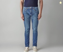 Levi's Men's 512 Dark Indigo Slim Tapered Fit Mid Rise Jeans