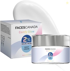 FACES CANADA 2% Kojic Acid Comfy Glow Night Cream with Niacinamide & A