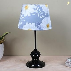 tu casa Sleek Spark Black Metal Table Lamp for Home Decoration, Bedroo