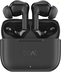 boAt Airdopes 141, Up to 50 Hours Playtime, Quad Mics ENx Tech, Dual E