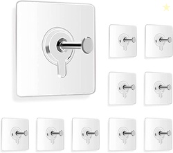 Wall Hooks for Hanging Strong, Adhesive Hooks for Wall Heavy Duty, Wal