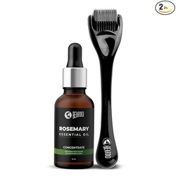 Beardo Rosemary Essential Oil, 15 ml & Derma Roller For Hair Growth 0.