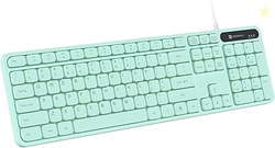 Portronics Ki-Pad 3 USB Wired Keyboard with Large Keycaps, Noise-Free