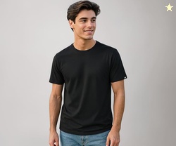 Bewakoof Men's Solid Regular Fit T-Shirt