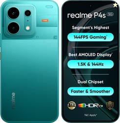 realme P4s 5G (Electric Cyan, 128 GB)