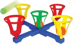 Smart Picks Basket and Ball,Aim and Throw Game for Kids,for Indoor and