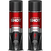 Layer'r SHOT Stallion Body Spray for Men, 120ml Pack of 2 Long-lasting