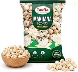 Tauffa Mithila Makhana 250g | Raw Phool Makhana | Lotus Seeds | Vrat |