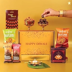 EAT BETTER CO Swarn Diwali Gift Hamper - 6-Item Diwali Gift - Dry-Frui