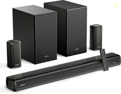 Mivi Fort H880 Soundbar, Dual Subwoofers, Dolby Audio, 880 Watts, 5.2