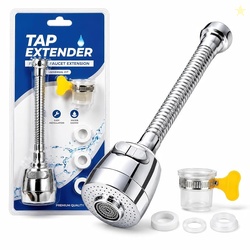 Amazon Basics Flexible Tap Extension for Kitchen Sink with Universal C