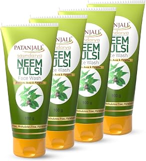 Patanjali Saundarya Neem Tulsi Face Wash, for Clean and...