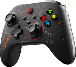 TRIGGR Striker Bluetooth Gamepad (Black, For PS4, PS3, PC, Mac OS, And