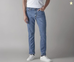 Levi's Men's 511 Mid Indigo Slim Fit Mid Rise Jeans