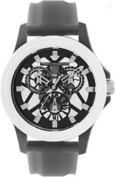 Silicone Analog Grey Dial Men's Watch-Fc178B.1