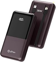 pTron Dynamo Bolt 20000mAh 35W Super Fast Charging, USB Type-C Input P