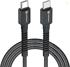 Portronics Konnect X 60W Type C to Type C Unbreakable Nylon Braided Ca